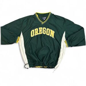 Vintage Oregon Ducks Crable Sportswear Pullover Windbreaker Jacket Men's Size XL